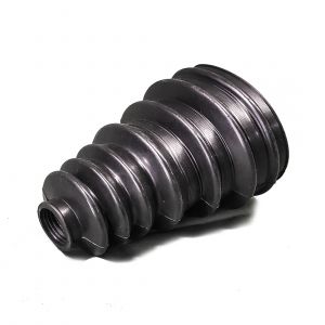 Universal joint boot with high percentage of rubber for cars